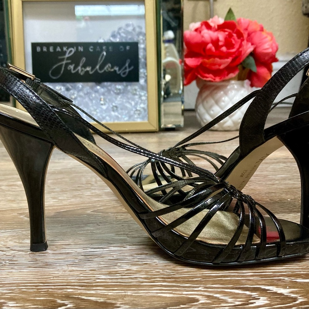 Anne Klein strappy heels - Picture 3 of 7